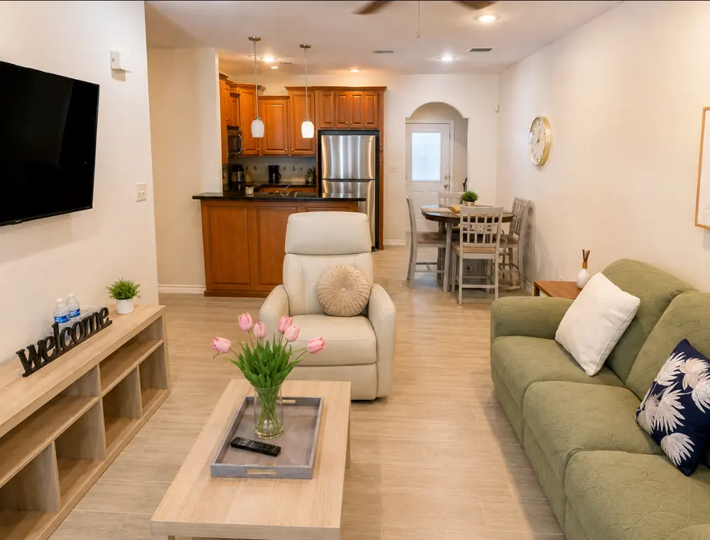 Airbnb prepared after cleaning service